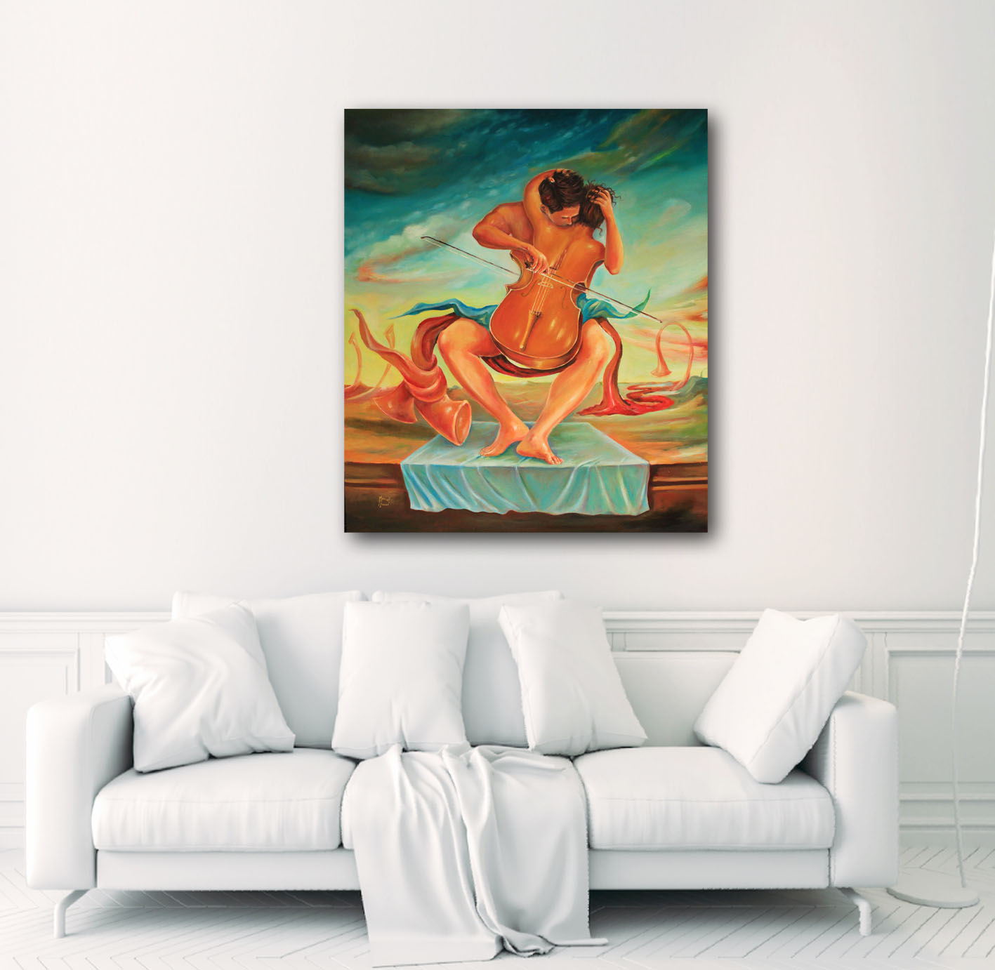 Exemple d'une reproduction d'art par Mourad Fouad