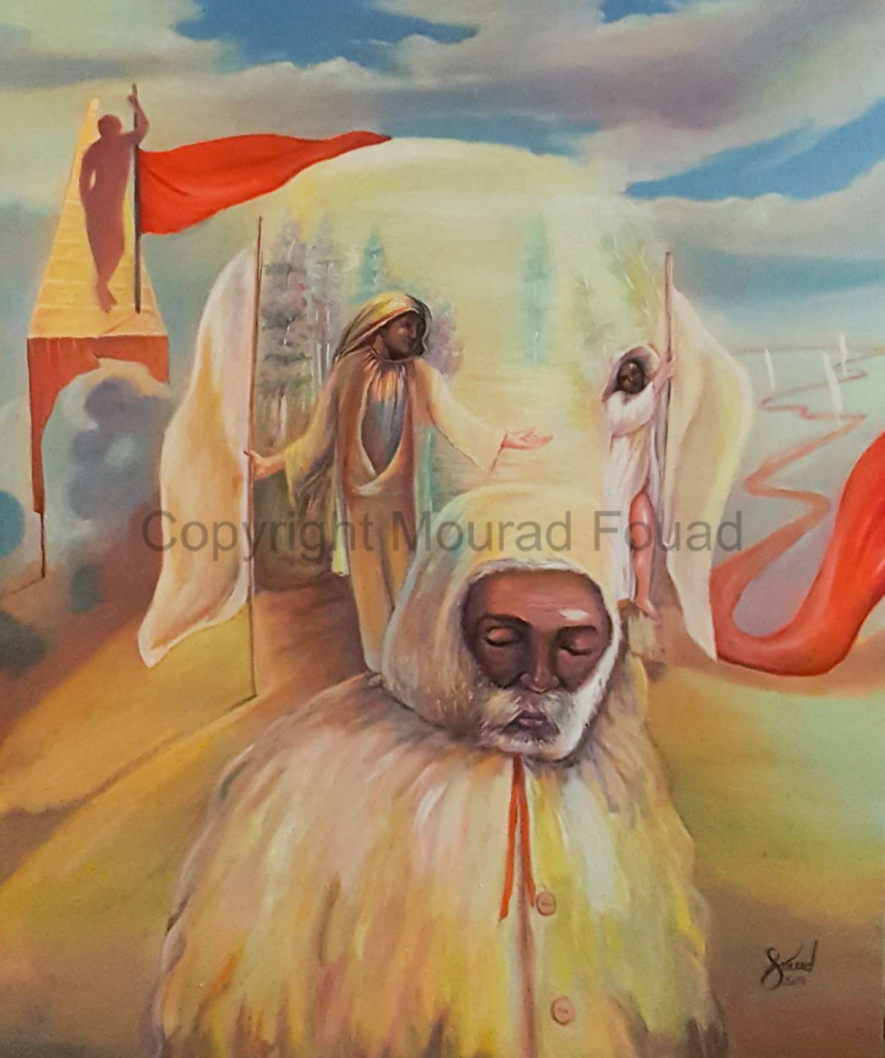 Drapeaux de temps by Mourad Fouad