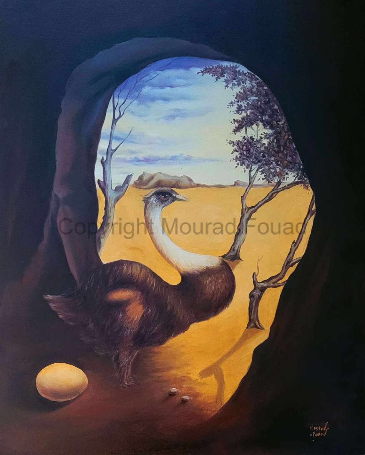 Portrait of Van Gogh by Mourad Fouad